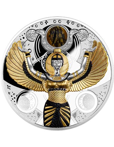 ISIS Dea Egiziana 2 Oz Moneta Argento 2$ Niue 2022