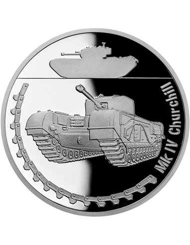KV 1 Armored Vehicles 1 Oz Silbermünze 1$ Niue 2023