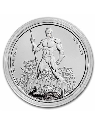 АКВАМЕН DC COMICS Серебряная монета 1 унция 5$ Самоа 2023