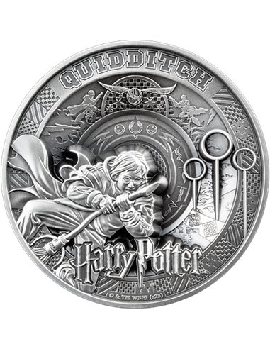 HARRY POTTER Mehrschichtige 1 kg Kilo Silbermünze 25$ Samoa 2023