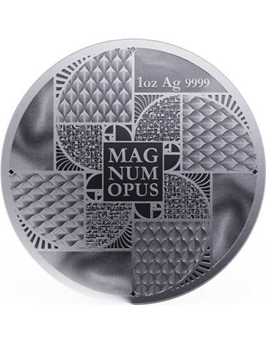 MAGNUM OPUS 1 Oz Moneta Argento 2$ Niue 2023