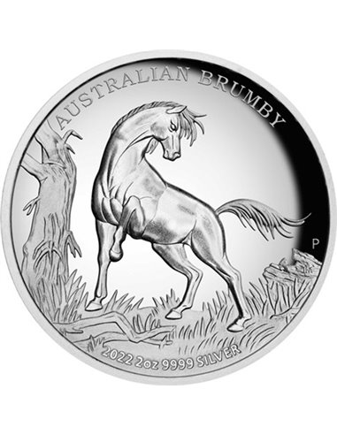BRUMBY AUSTRALIANO 2 Oz Moneda Plata 2$ Australia 2023