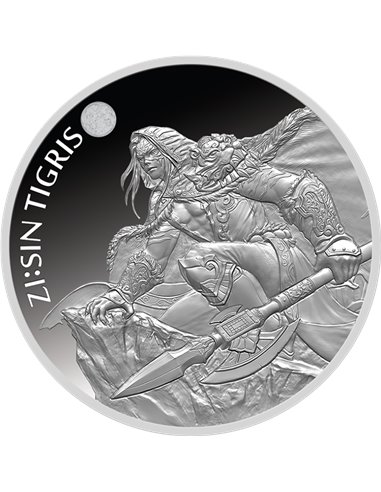 ZI:SIN TIGRIS Серебряная монета 1 унция 1 глина Южная Корея 2022