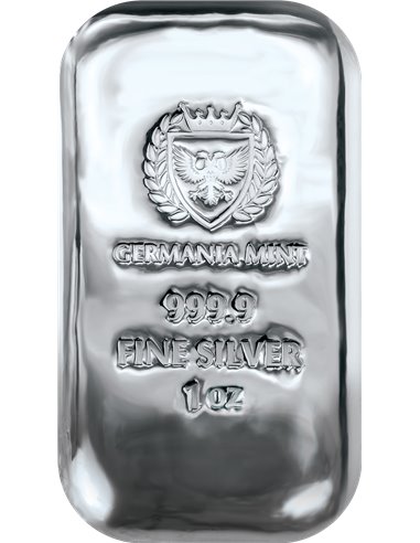 CAST BAR Hologramm 1 Oz Silber Germania 2023