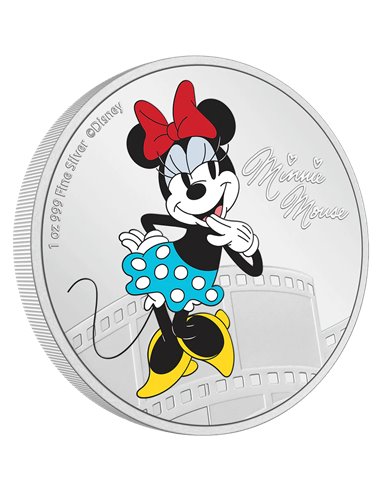 MINNIE MOUSE Disney 1 Oz Moneda Plata 2$ Niue 2023