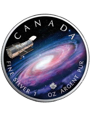 MILKY WAY Universe 1 Oz Moneda Plata 5$ Canada 2023
