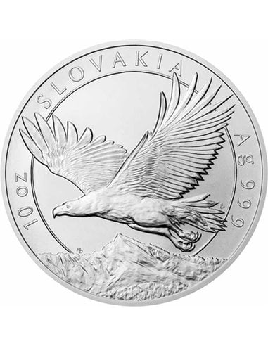 SLOVAQUIE AIGLE 10 Oz Silver Coin 25$ Niue 2023