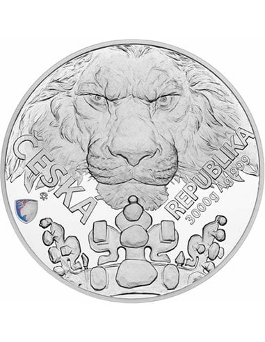 CZECH LION 3 Kg Kilo Moneda Plata Proof 240$ Niue 2023