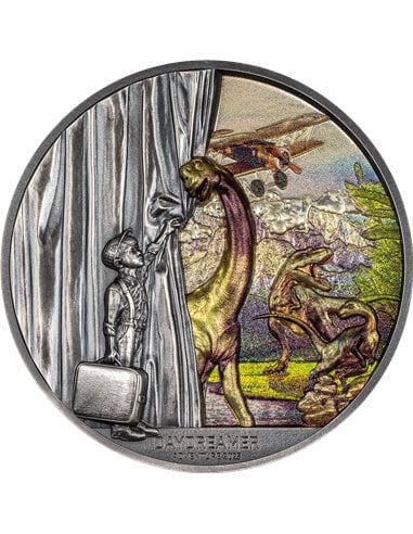 ADVENTURE Daydreamer 2 Oz Silver Coin 10$ Palau 2023