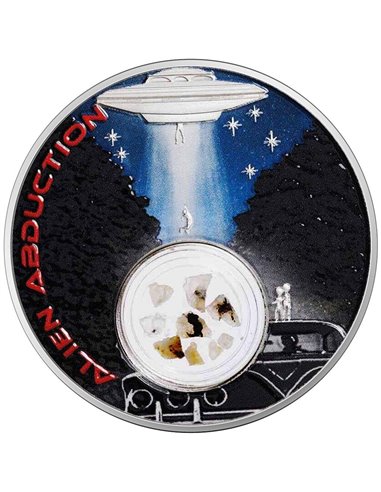 FIRST ALIEN ABDUCTION Earth of the Incident Area 1 Oz Silver Coin 1$ Mesa Grande 2023