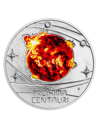 PROXIMA CENTAURI Milky Way 1 Oz Серебряная монета 1$ Ниуэ 2023