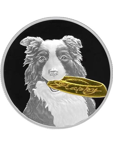 HAPPY DOG My Loyal Friend 1 Oz Серебряная монета 2$ Ниуэ 2022