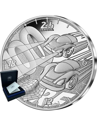 24-godzinna srebrna moneta LE MANS 10 € Euro Francja 2023