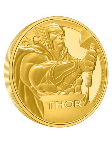 THOR Marvel 1 Oz Moneda Oro 250$ Niue 2023