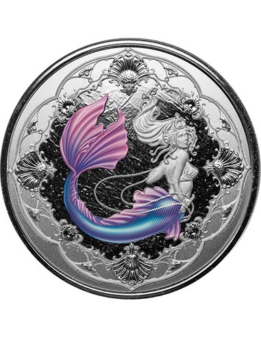 РУСАЛКА Принцесса морей Серебряная монета 1 унция 2 Тала Самоа 2022