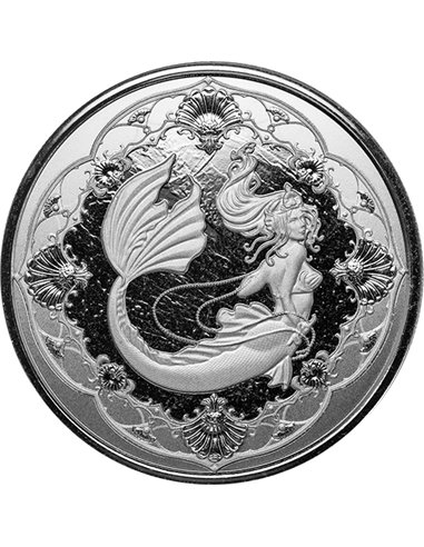 MERMAID Princess of The Seas 1 Oz Silver Coin 2 Tala Samoa 2022