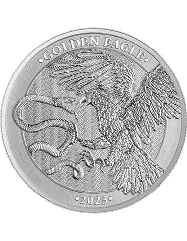 GOLDEN EAGLE Silver Coin 5 Euro Malta 2023