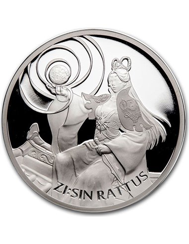 ZI:SIN RATTUS 1 Oz Silver Proof Coin 1 Argile Corée du Sud 2020