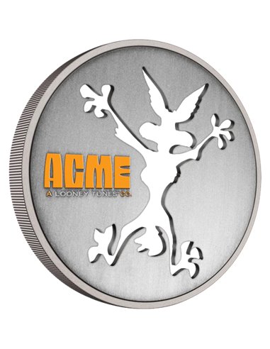 WILE E COYOTE Looney Tunes 1 Oz Silver Coin 2$ Niue 2023