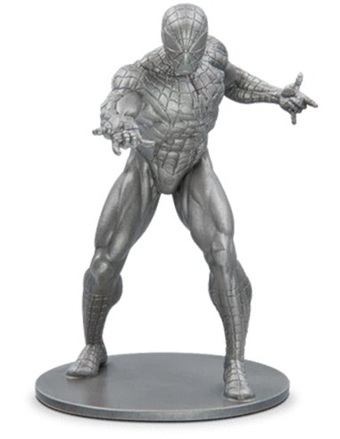 SPIDER MAN Marvel 3D Limited Edition Silberminiatur 2023