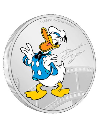 DONALD DUCK Mickey and Friends 1 Oz Silver Coin 2$ Niue 2023