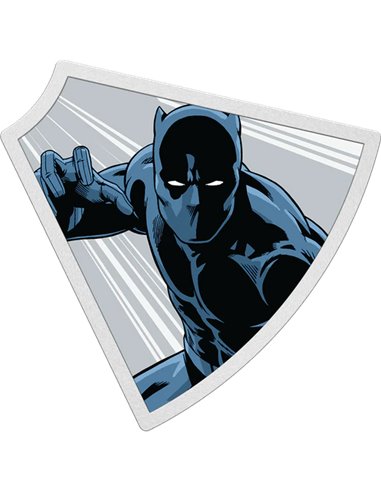 BLACK PANTHER Marvel Avengers 60th Anniversary 1 Oz Серебряная монета 2$ Ниуэ 2023