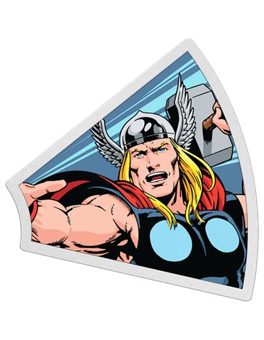 THOR Marvel Avengers 60th Anniversary 1 Oz Серебряная монета 2$ Ниуэ 2023