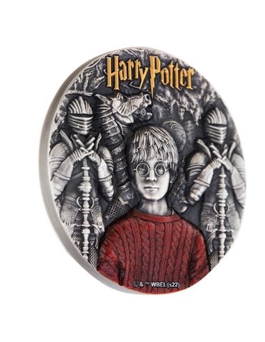 HARRY POTTER AND THE PHILOSOPHERS STONE 2 Oz Silver Coin 5$ Niue 2022