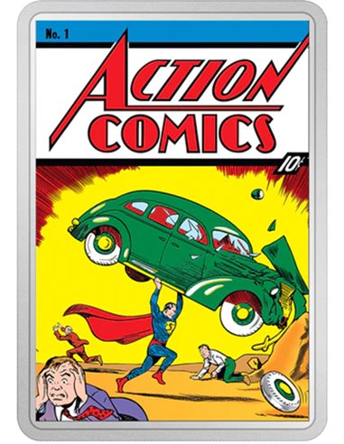 COMIX 1 Superman Action Comics 2 Oz Moneda Plata 5$ Niue 2023