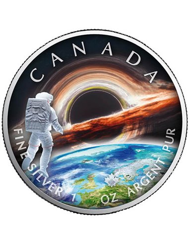 EARTH Universe 1 Oz Серебряная монета 5$ Канада 2023