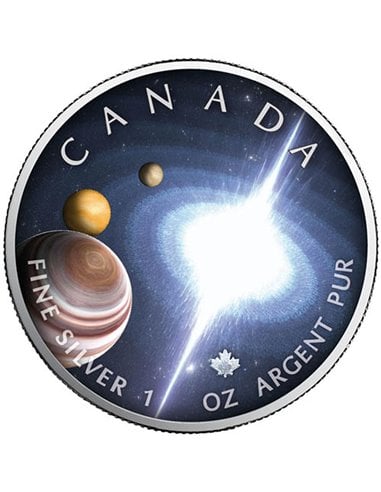 PULSAR Universe 1 Oz Moneda Plata 5$ Canada 2023
