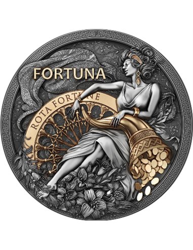 FORTUNA 2 Oz Moneda Plata 5$ Niue 2023