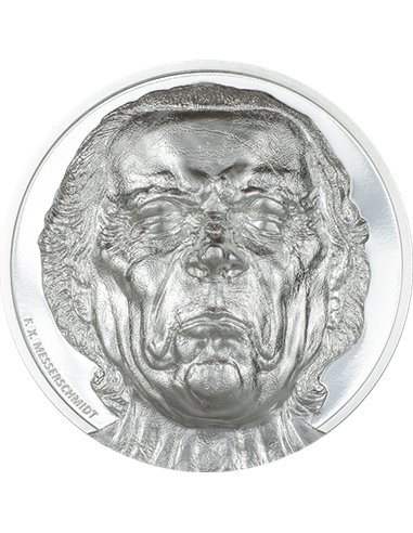 VEXED MAN Striking Heads 2 Oz Silver Coin 10$ Cook Islands 2023