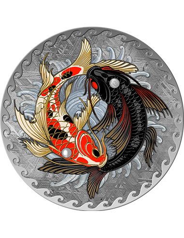 KOI FISH 1 Oz Meteorito Moneda 1$ Tokelau 2023