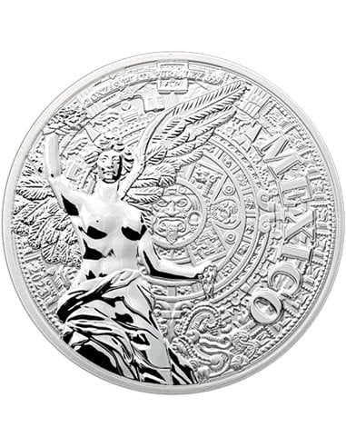 ÁNGEL DE LA INDEPENDENCIA 2 Oz Medalla Plata México 2023