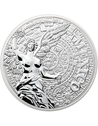 ANGEL OF INDEPENDENCE 2 Oz Silver Medal Mexico 2023