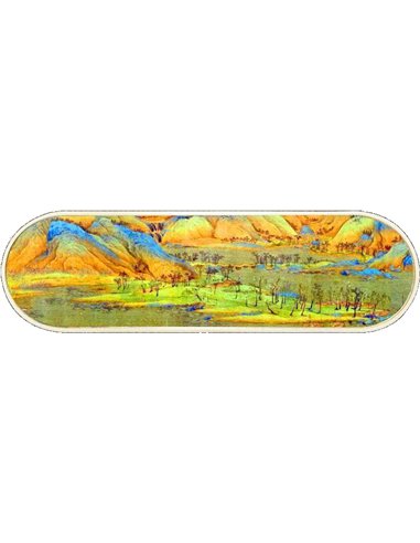 SKATEBOARD WITH PAINTING 3D 2 Oz Silver Coin 2$ Niue 2023