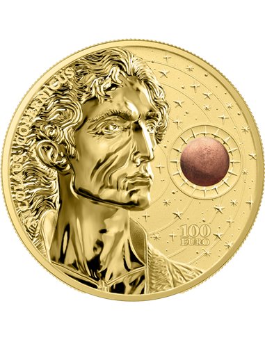 COPERNICUS Nicolas Pièce d'Or de 1 Oz 100 Euro Malte 2023