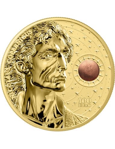 COPERNICUS Nicolaus 1 Oz Золотая монета 100 Евро Мальта 2023 года