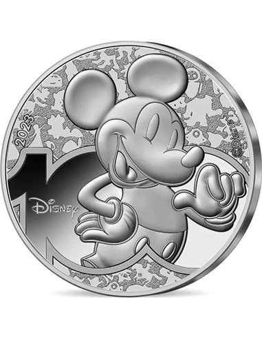 MICKEY MOUSE Disney Centenario Moneda Plata 100€ Euro Francia 2023