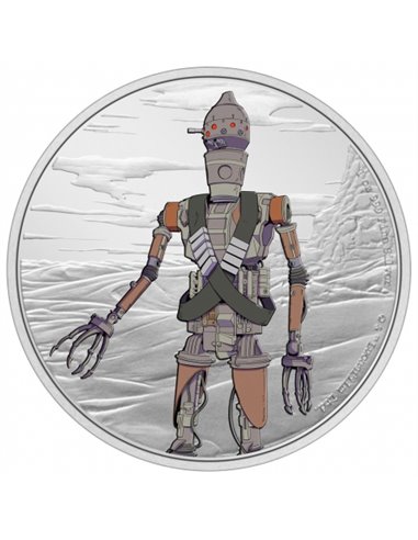 IG-11 The Mandalorian 1 Oz Moneda Plata 2$ Niue 2021