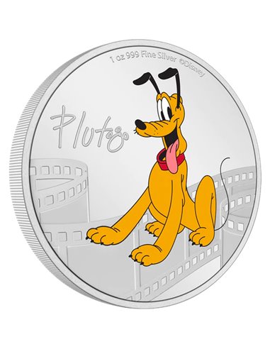 PLUTO Mickey and Friends Disney 1 Oz Silver Coin 2$ Niue 2023
