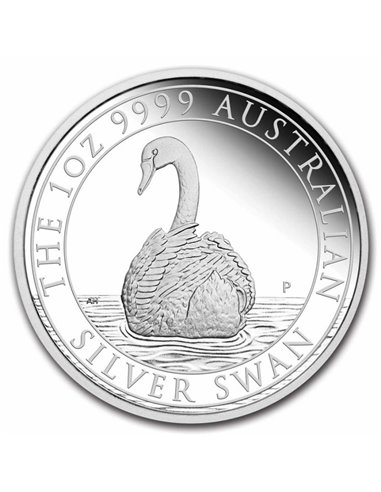 SWAN 1 Oz Монета Серебро Proof 1$ Австралия 2023