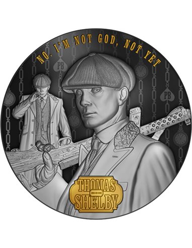THOMAS SHELBY Peaky Blinders 2 Oz Silver Coin 5$ Niue 2023