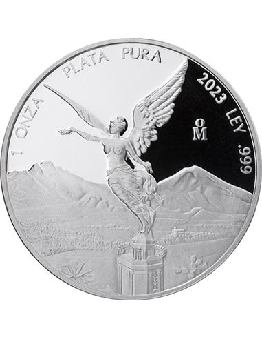 LIBERTAD 1 Oz Серебро Монета PROOF Мексика 2023