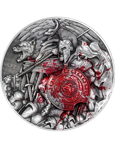 ARES 10 Oz Монета Серебро 50000 Франков Чада 2024 года
