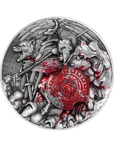ARES 10 Oz Silver Coin 50000 Francs Chad 2024
