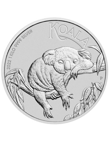 АВСТРАЛИЙСКАЯ КОАЛА 1 Кило Кг Монета Серебро 30$ Австралия 2022