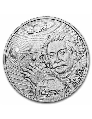 ALBERT EINSTEIN Ikony inspiracji 1 uncja srebrnej monety 2 $ Niue 2022