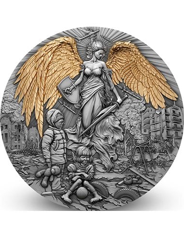 GUARDIAN ANGEL 2 Oz Silver Coin 2000 Francs Cameroon 2023